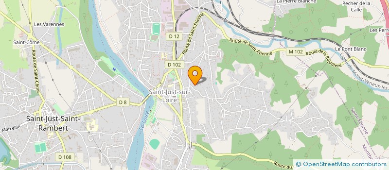 localisation de l'entreprise ALPHA CONSEILS  SAINT-JUST-SAINT-RAMBERT