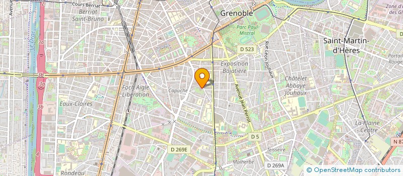 localisation de l'entreprise ALPHA CONSTRUCTION  GRENOBLE