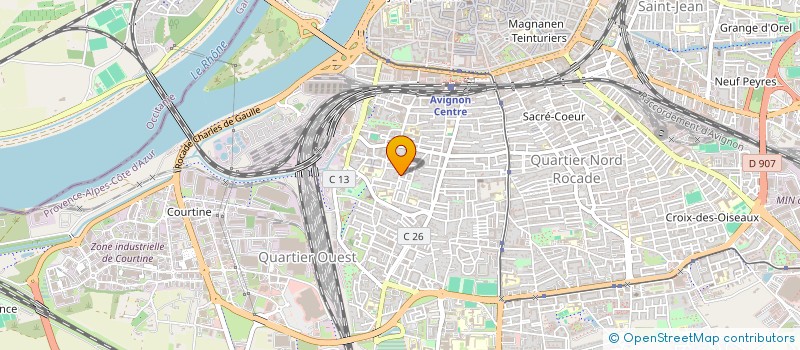 localisation de l'entreprise ALPHA CONSTRUCTION  AVIGNON