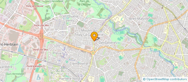 localisation de l'entreprise ALPHA CONSTRUCTIONS à NANTES