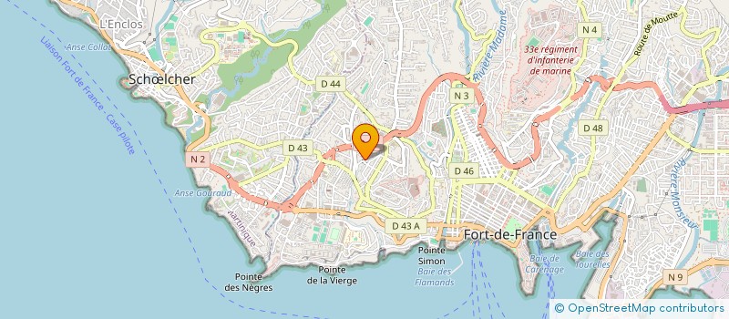 localisation de l'entreprise ALPHA CONSTRUCTIONS à FORT-DE-FRANCE
