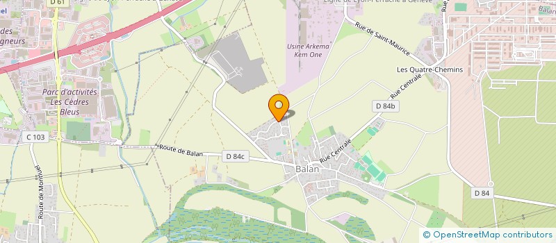 localisation de l'entreprise ALPHA CONSULTANTS à BALAN