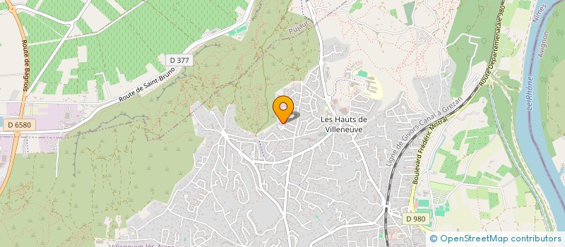 localisation de l'entreprise ALPHA CONTROL  VILLENEUVE-LES-AVIGNON