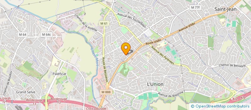 localisation de l'entreprise ALPHA CORP à L'UNION