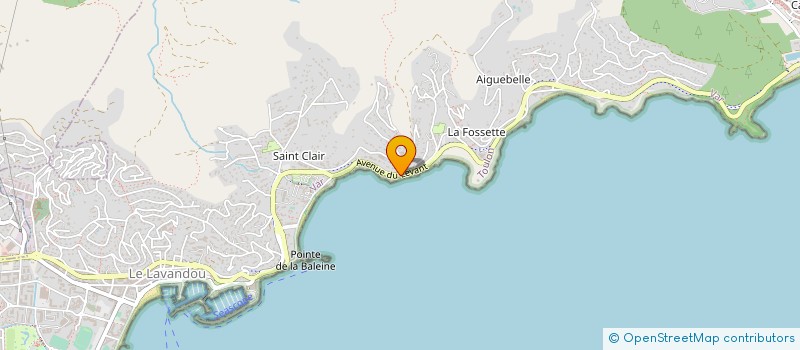 localisation de l'entreprise ALPHA-CORPORATION à LE LAVANDOU