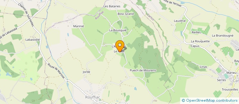 localisation de l'entreprise ALPHA CORPS à ROUFFIAC