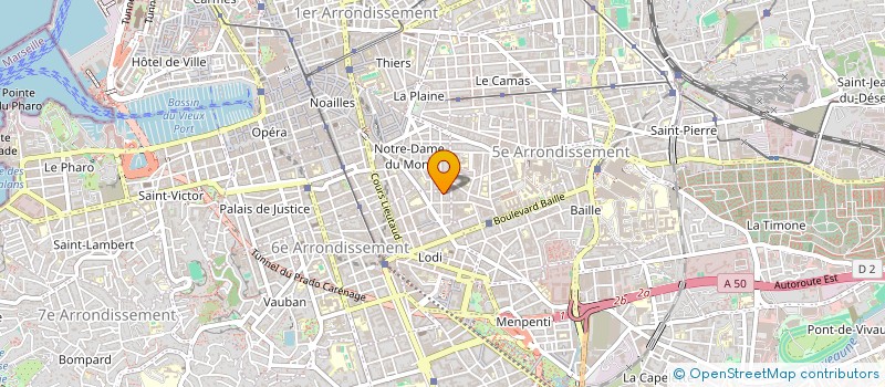 localisation de l'entreprise ALPHA COURSES à MARSEILLE