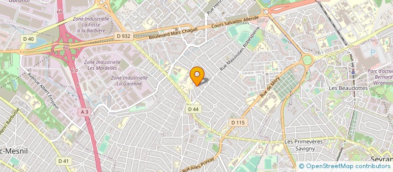 localisation de l'entreprise ALPHA CREATION à AULNAY-SOUS-BOIS