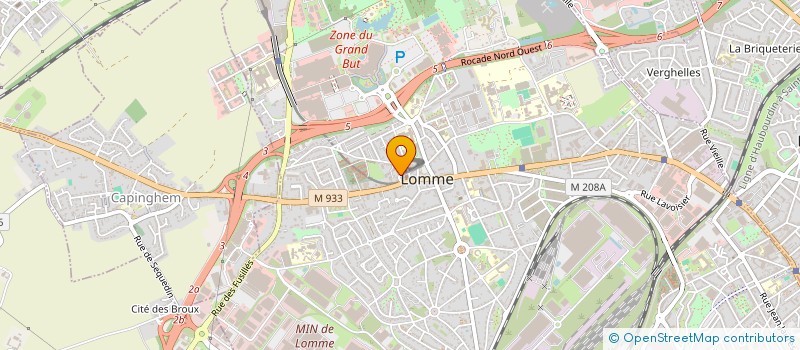 localisation de l'entreprise ALPHA CRISTAL à LILLE