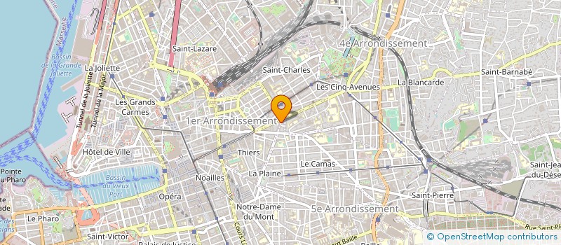 localisation de l'entreprise ALPHA DEMENAGEMENT SUD ALPHA DEM SUD à MARSEILLE