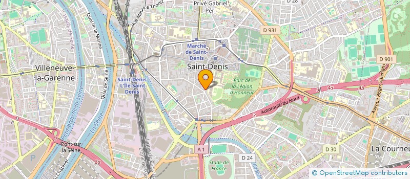 localisation de l'entreprise ALPHA DEPANNAGES à SAINT-DENIS