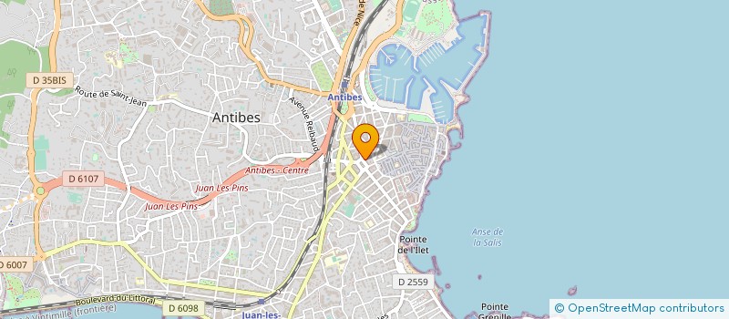 localisation de l'entreprise ALPHA DIAGNOSTICS 06 à ANTIBES