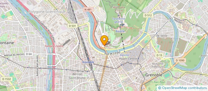 localisation de l'entreprise ALPHA DIFFUSION à GRENOBLE