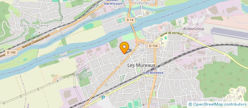 localisation de l'entreprise ALPHA DISTRIB à LES MUREAUX