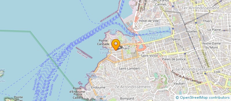 localisation de l'entreprise ALPHA DISTRIBUTION à MARSEILLE