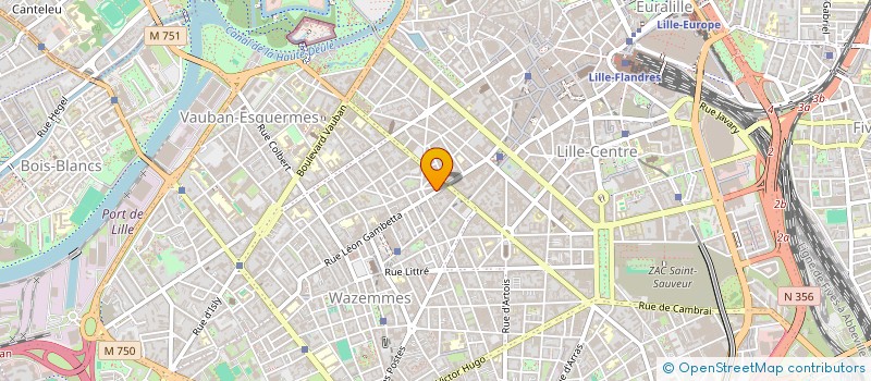 localisation de l'entreprise ALPHA DISTRIBUTIONS à LILLE