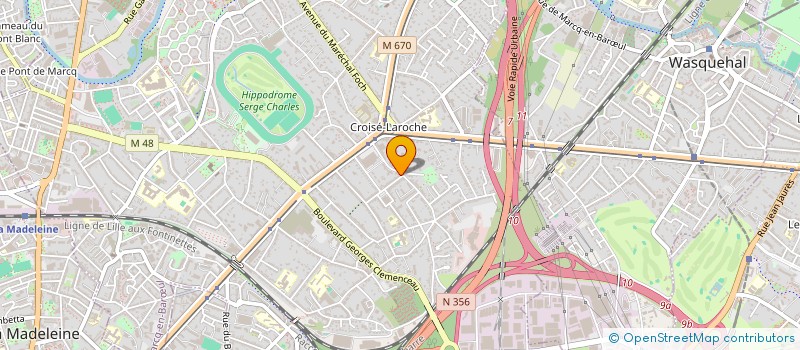 localisation de l'entreprise ALPHA DK à MARCQ-EN-BARŒUL
