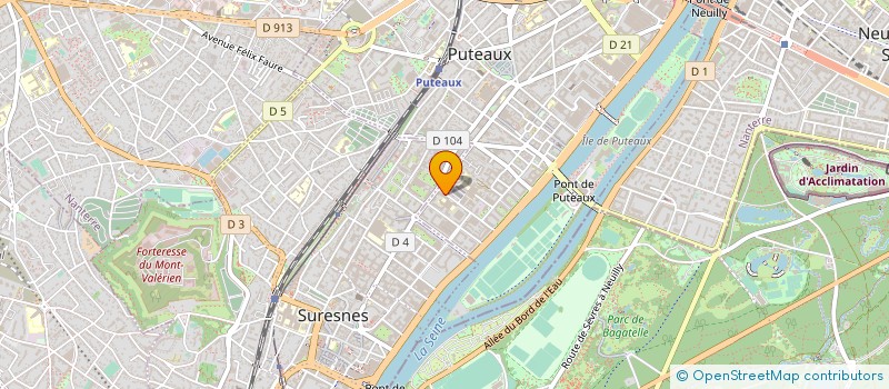 localisation de l'entreprise ALPHA DOM FORMATIONS à PUTEAUX
