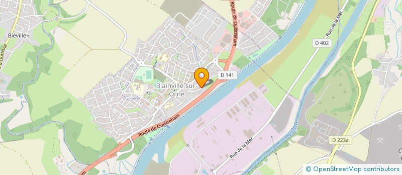 localisation de l'entreprise ALPHA ELEC 14 à BLAINVILLE-SUR-ORNE