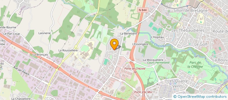 localisation de l'entreprise ALPHA EN HERBE à SAINT-HERBLAIN