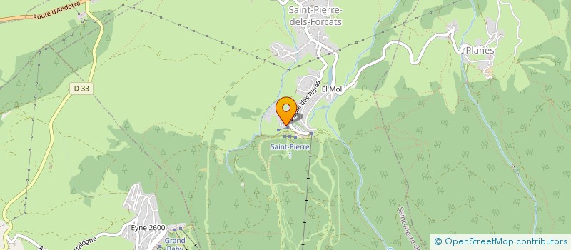 localisation de l'entreprise ALPHA ENDURANCE ALTITUDE  SAINT-PIERRE-DELS-FORCATS