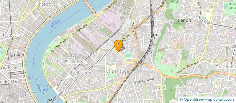 localisation de l'entreprise ALPHA ENERGIE 33 à BORDEAUX