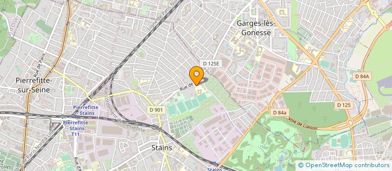localisation de l'entreprise ALPHA ENERGIE à STAINS