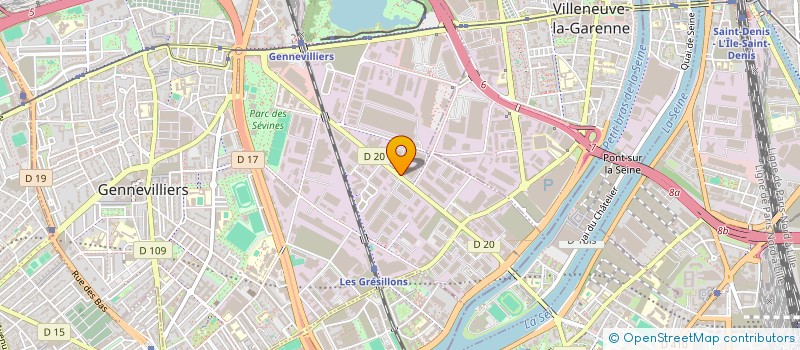 localisation de l'entreprise ALPHA ENERGIE GROUPE à GENNEVILLIERS