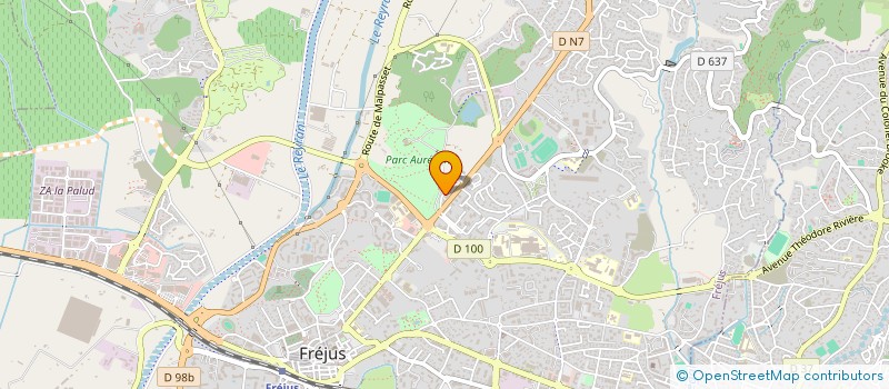 localisation de l'entreprise ALPHA ET à FREJUS
