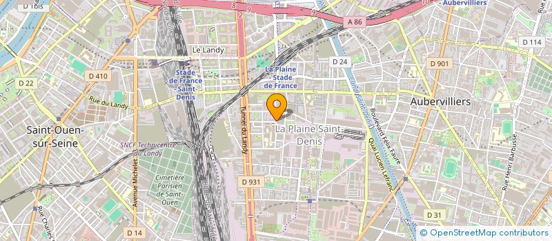 localisation de l'entreprise ALPHA ET OMEGA à SAINT-DENIS