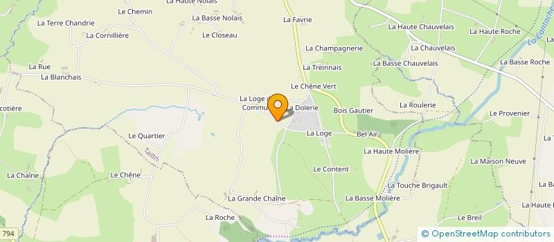 localisation de l'entreprise ALPHA ET OMEGA LOCATION  TAILLIS