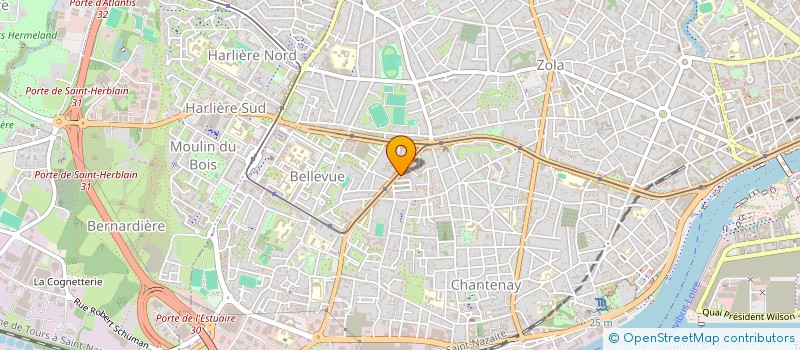 localisation de l'entreprise ALPHA ETANCHE à NANTES