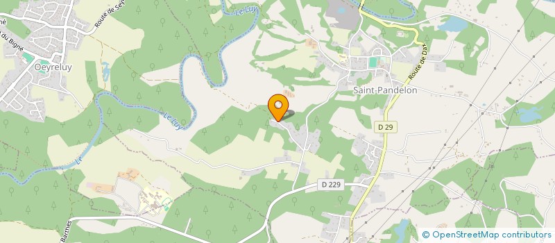 localisation de l'entreprise ALPHA ETUDES  SAINT-PANDELON