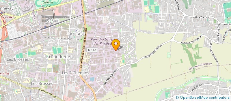 localisation de l'entreprise ALPHA EUROP TRANS  DECINES-CHARPIEU