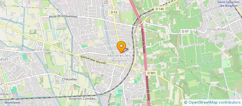 localisation de l'entreprise ALPHA EUROPE IMMOBILIER A.E.I à MORIERES-LES-AVIGNON