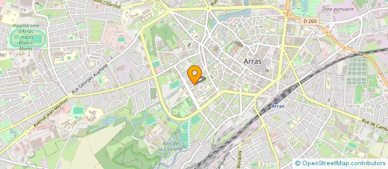 localisation de l'entreprise ALPHA-EXPERTISES à ARRAS