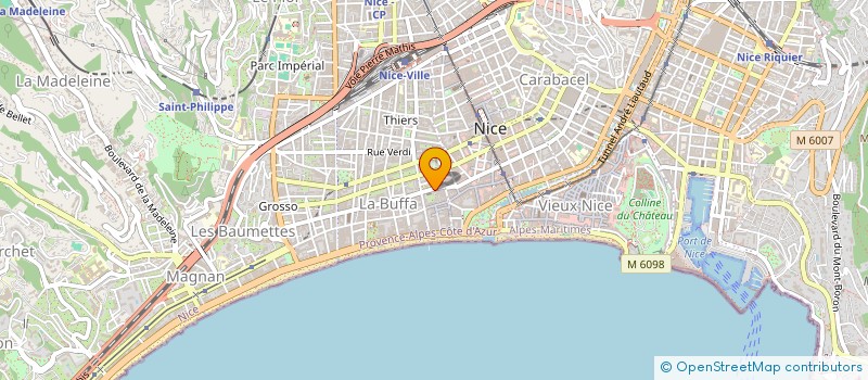 localisation de l'entreprise ALPHA FIDUCIAIRE NICE à NICE