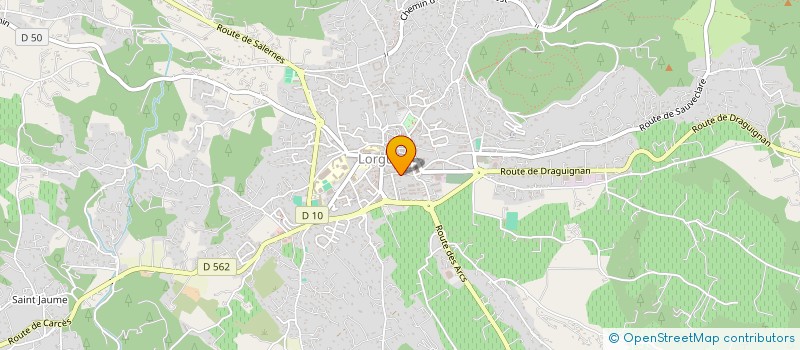 localisation de l'entreprise ALPHA FINANCE PHARMINVEST à LORGUES