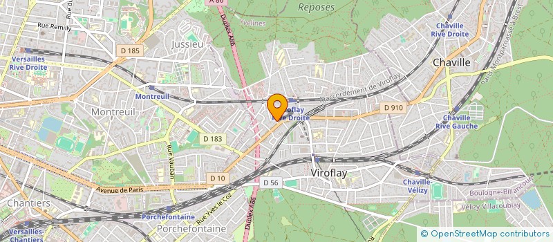 localisation de l'entreprise ALPHA FLOOR OPTIMISATION  VIROFLAY