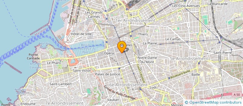 localisation de l'entreprise ALPHA FORMATION à MARSEILLE
