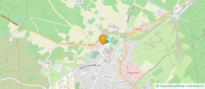 localisation de l'entreprise ALPHA G INDUSTRIES  THUIR