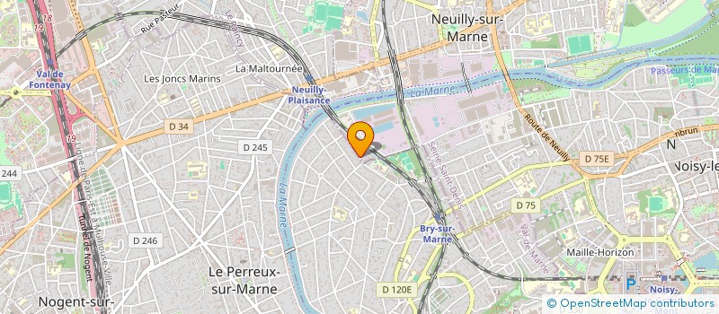 localisation de l'entreprise ALPHA-GET à NOISY-LE-GRAND