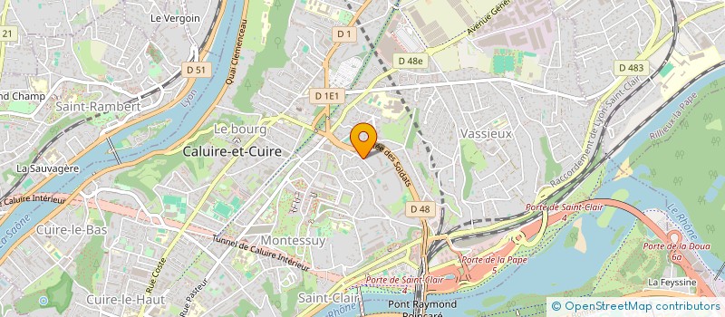 localisation de l'entreprise ALPHA GIRLS  CALUIRE-ET-CUIRE