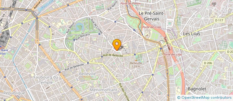 localisation de l'entreprise ALPHA GRAPHIC à PARIS