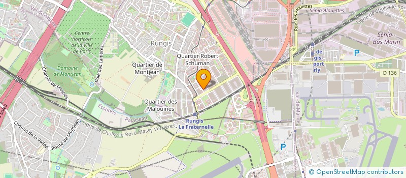 localisation de l'entreprise ALPHA GROUP à RUNGIS