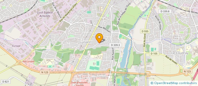 localisation de l'entreprise ALPHA GUARD à LUISANT