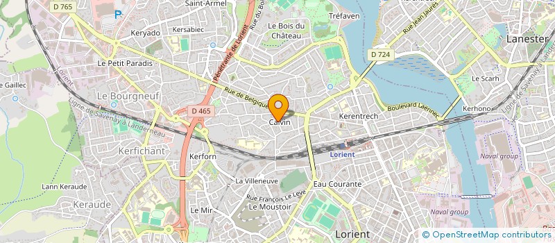 localisation de l'entreprise ALPHA HOLDING  LORIENT