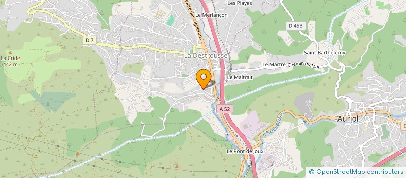 localisation de l'entreprise ALPHA HOLDING  LA DESTROUSSE