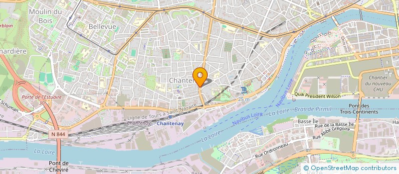 localisation de l'entreprise ALPHA-HOME à NANTES