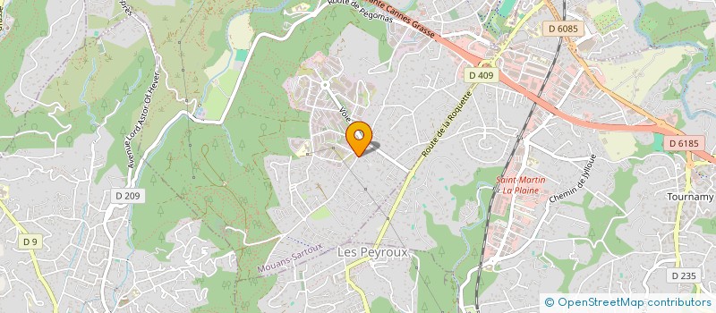 localisation de l'entreprise ALPHA HOME à MOUANS-SARTOUX